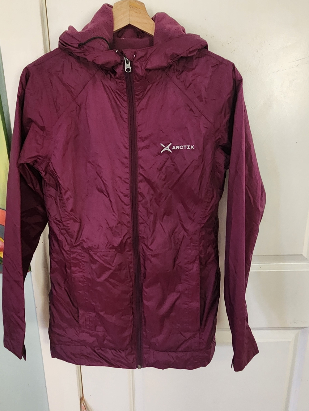 Arctix Women's Hooded Lightweight Jacket - Plum